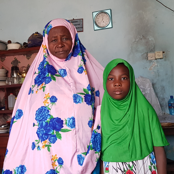 Grandma and grandchild she was able to take in through the support of the Relatives Support Program.