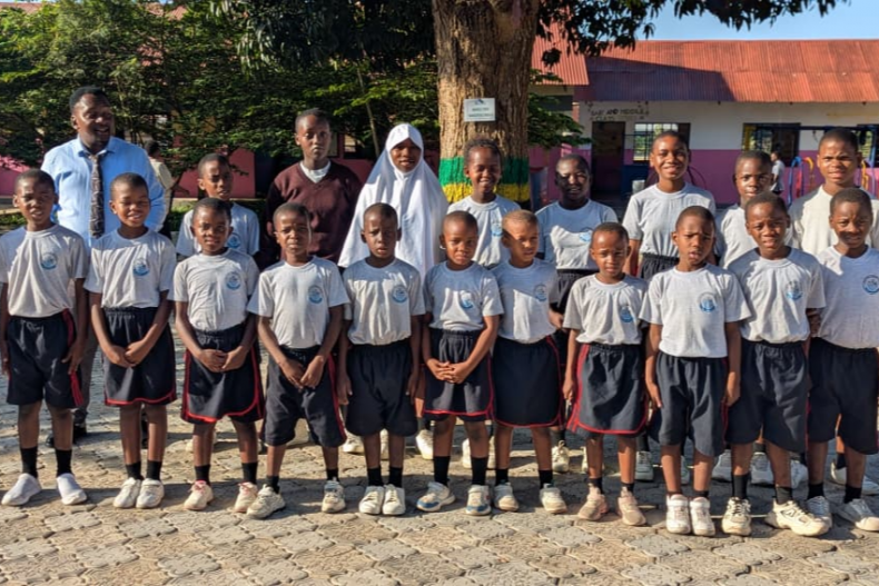 Kinderen op Ujenzi Primary School