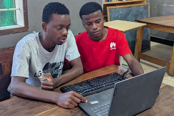 Kinderen aan het studeren